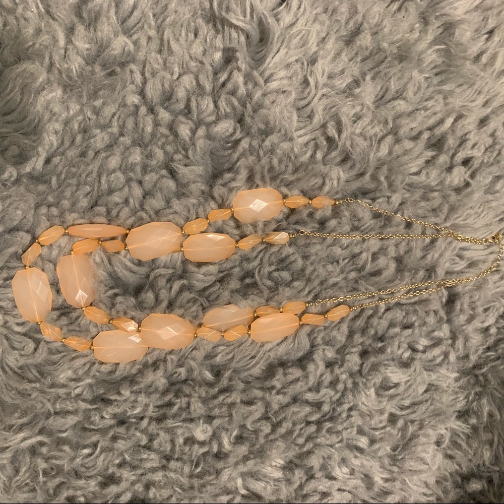 🌴5/$25 Peach necklace